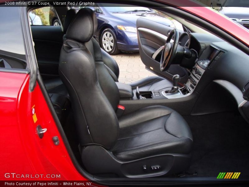 Vibrant Red / Graphite 2008 Infiniti G 37 Coupe
