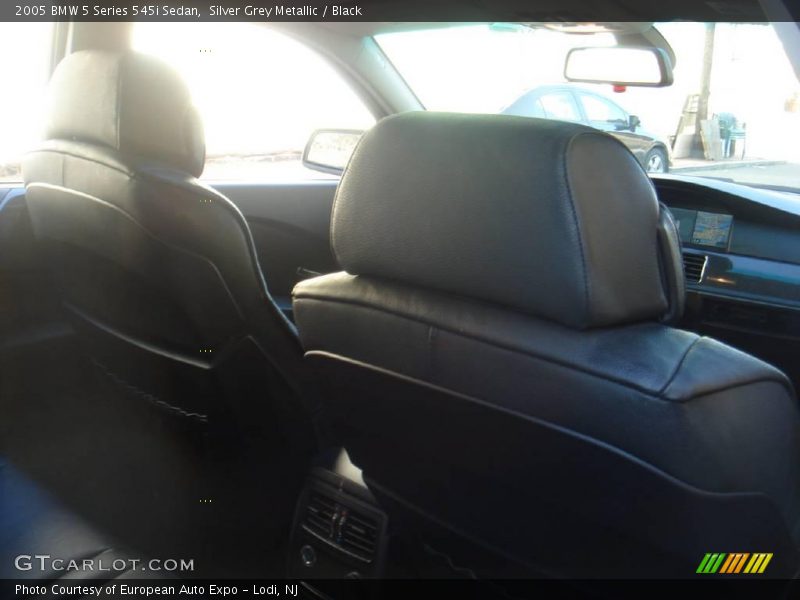 Silver Grey Metallic / Black 2005 BMW 5 Series 545i Sedan