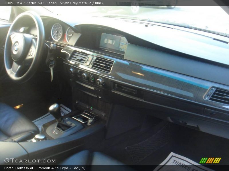 Silver Grey Metallic / Black 2005 BMW 5 Series 545i Sedan