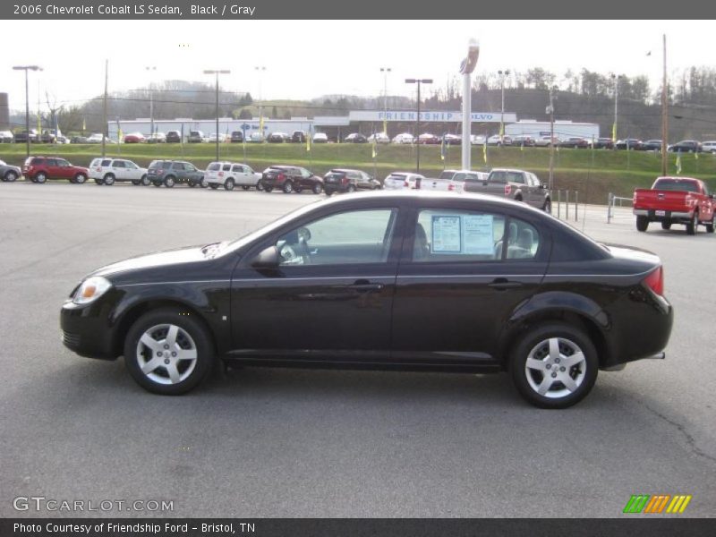 Black / Gray 2006 Chevrolet Cobalt LS Sedan