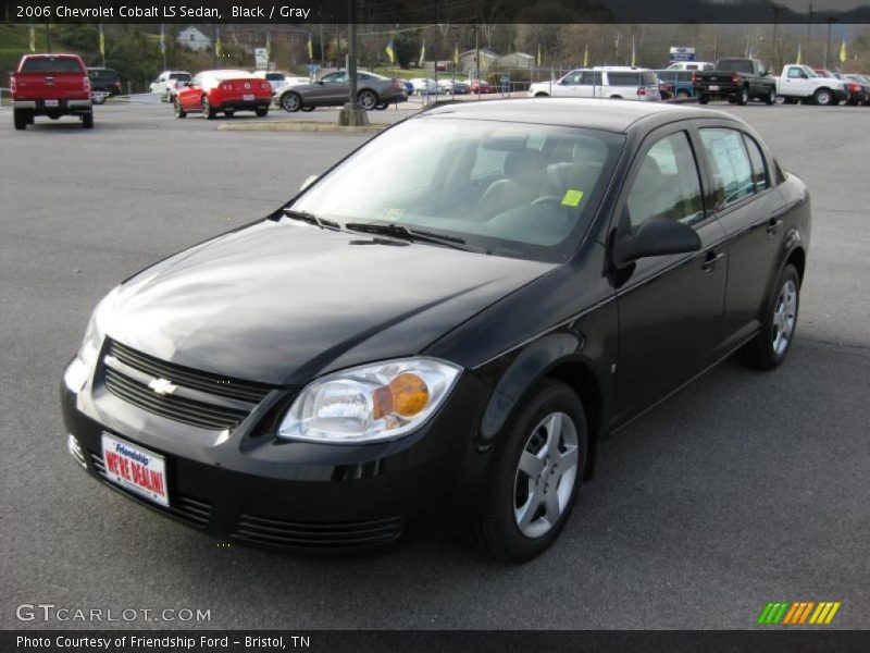 Black / Gray 2006 Chevrolet Cobalt LS Sedan