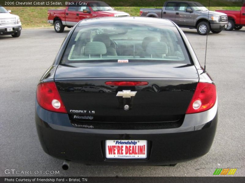 Black / Gray 2006 Chevrolet Cobalt LS Sedan
