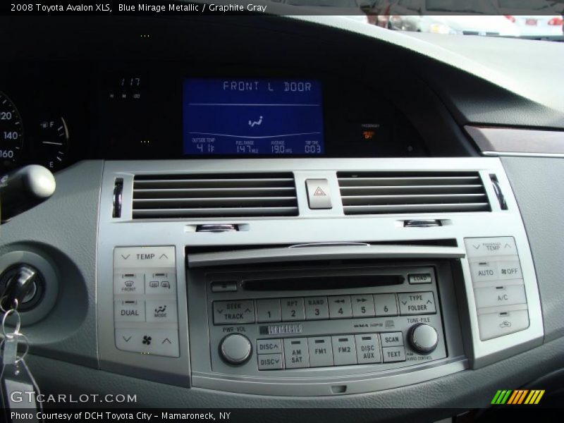 Blue Mirage Metallic / Graphite Gray 2008 Toyota Avalon XLS