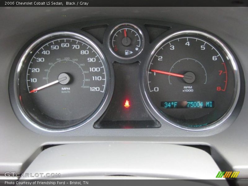 Black / Gray 2006 Chevrolet Cobalt LS Sedan