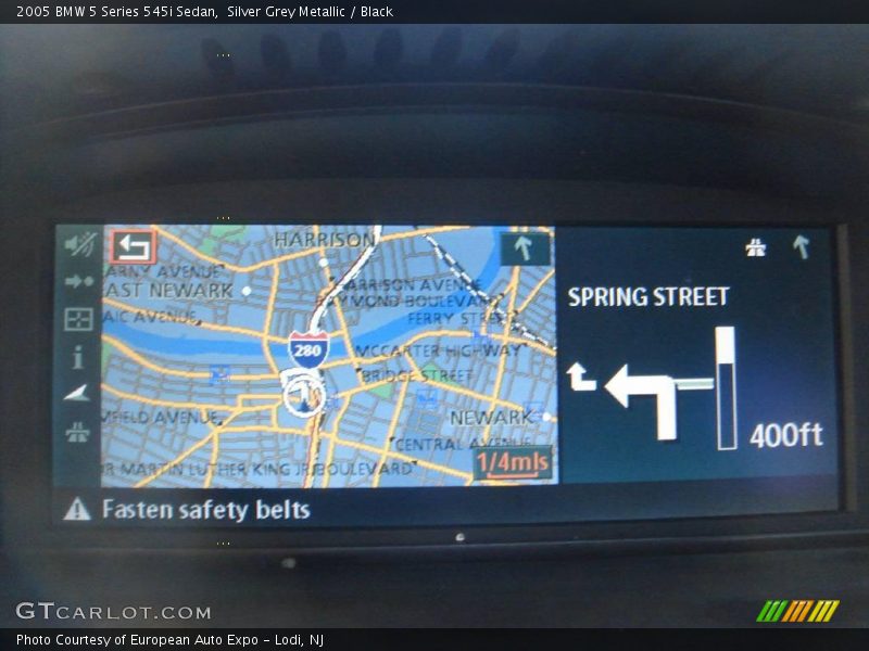 Navigation of 2005 5 Series 545i Sedan