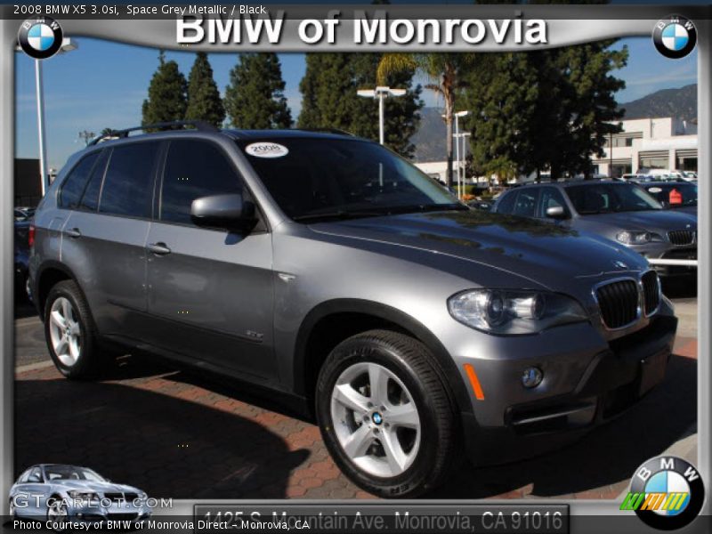 Space Grey Metallic / Black 2008 BMW X5 3.0si