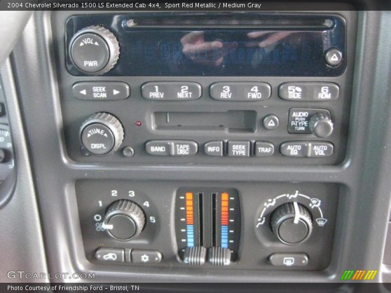 Sport Red Metallic / Medium Gray 2004 Chevrolet Silverado 1500 LS Extended Cab 4x4