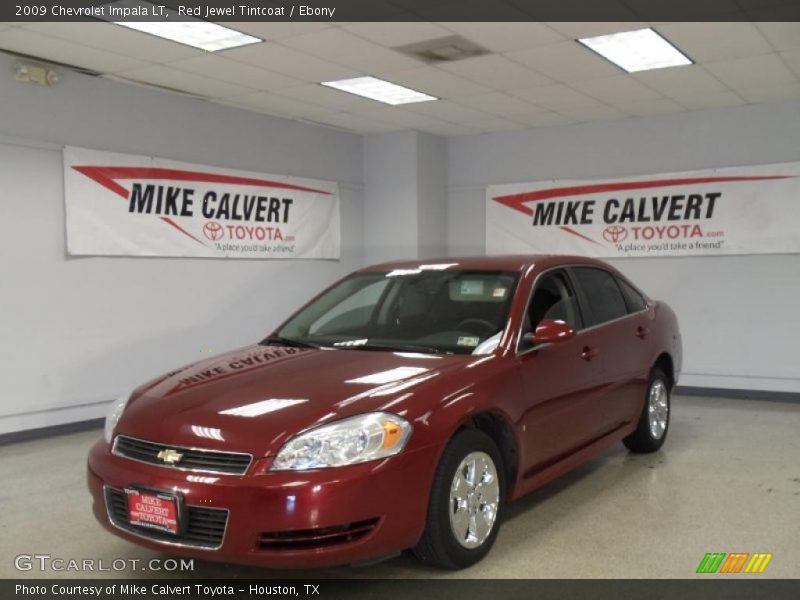 Red Jewel Tintcoat / Ebony 2009 Chevrolet Impala LT