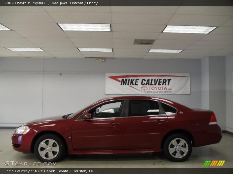 Red Jewel Tintcoat / Ebony 2009 Chevrolet Impala LT