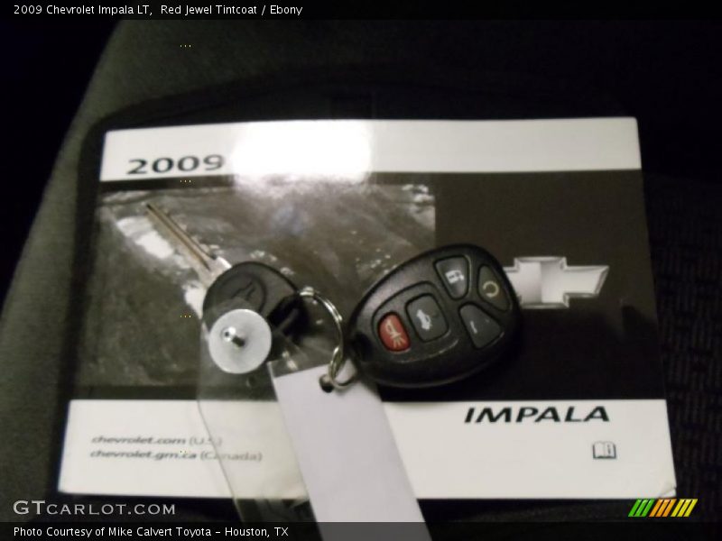 Red Jewel Tintcoat / Ebony 2009 Chevrolet Impala LT