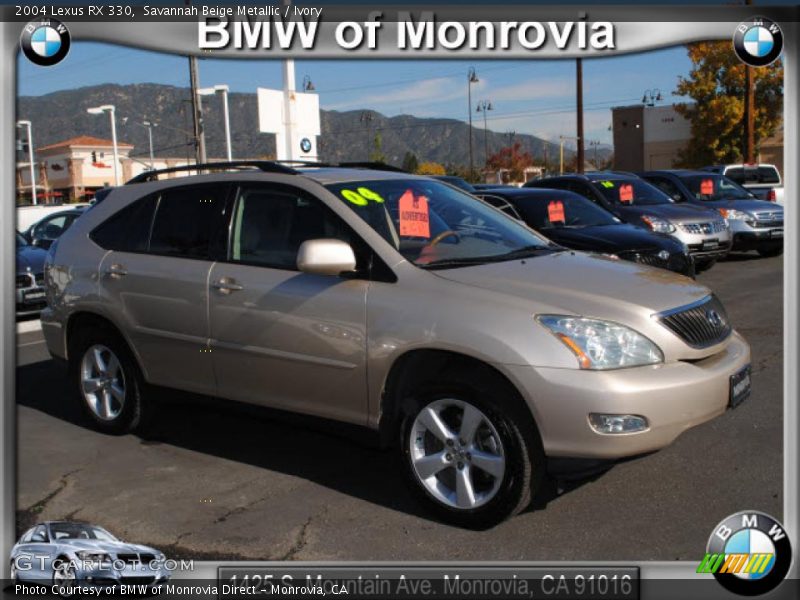 Savannah Beige Metallic / Ivory 2004 Lexus RX 330