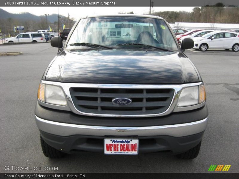 Black / Medium Graphite 2000 Ford F150 XL Regular Cab 4x4
