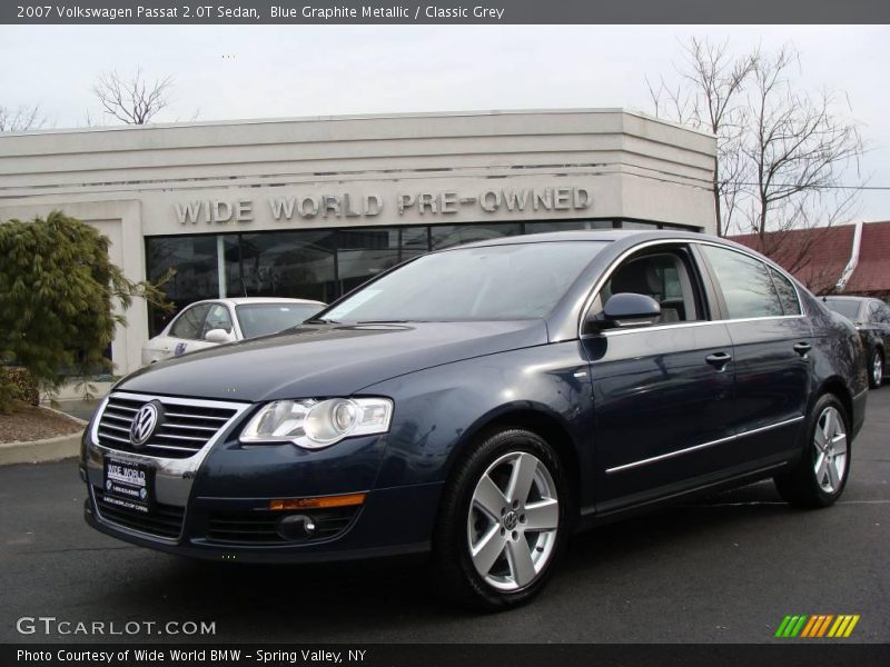 Blue Graphite Metallic / Classic Grey 2007 Volkswagen Passat 2.0T Sedan