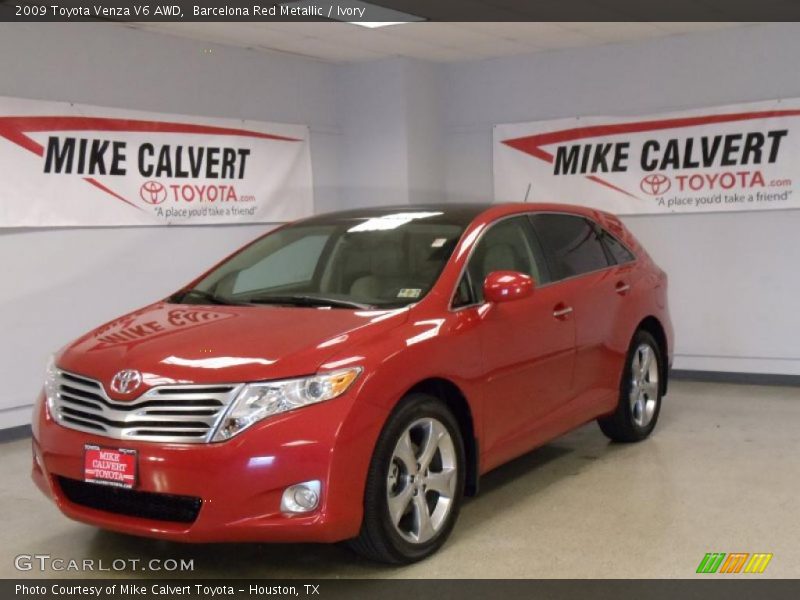 Barcelona Red Metallic / Ivory 2009 Toyota Venza V6 AWD