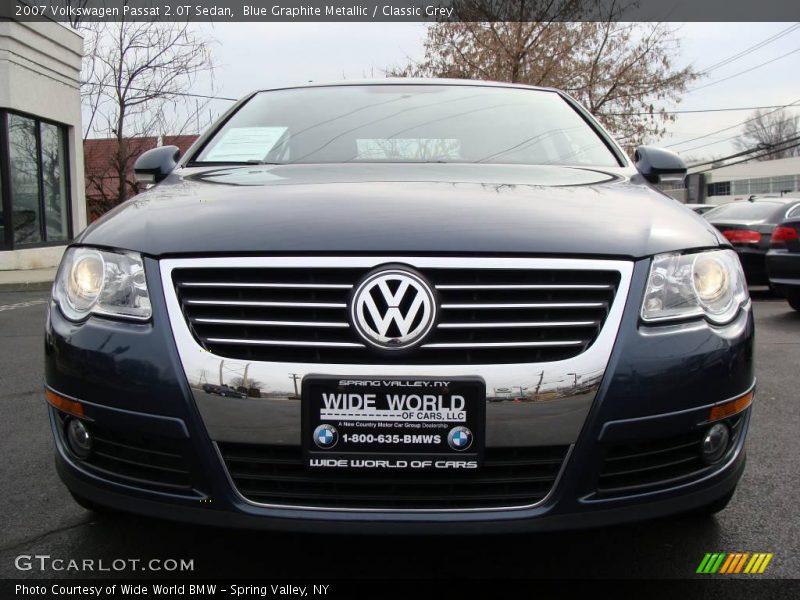 Blue Graphite Metallic / Classic Grey 2007 Volkswagen Passat 2.0T Sedan
