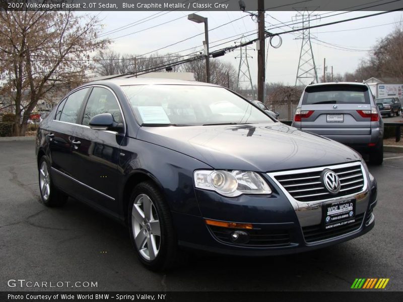 Blue Graphite Metallic / Classic Grey 2007 Volkswagen Passat 2.0T Sedan