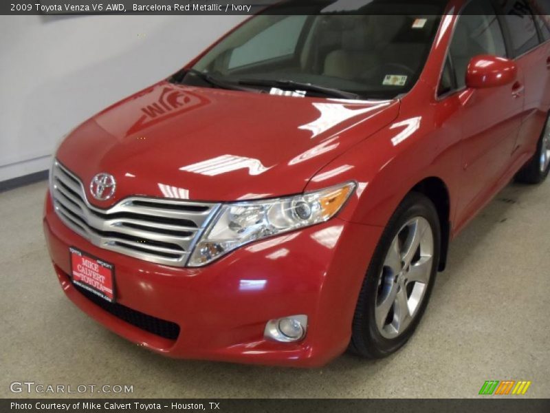 Barcelona Red Metallic / Ivory 2009 Toyota Venza V6 AWD