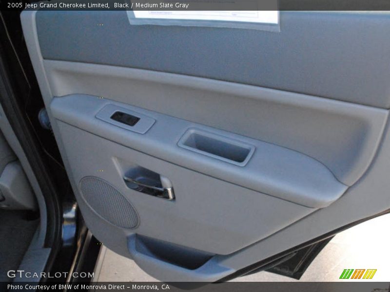 Black / Medium Slate Gray 2005 Jeep Grand Cherokee Limited