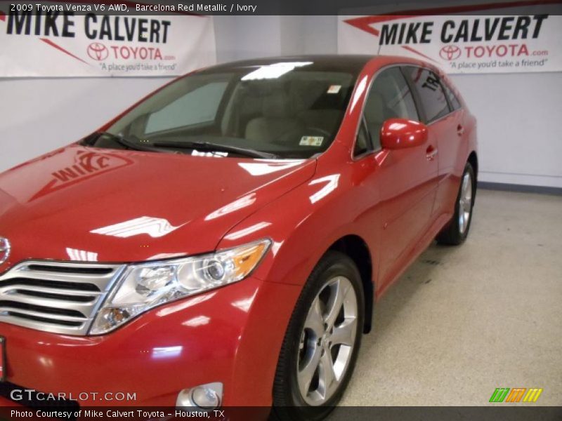 Barcelona Red Metallic / Ivory 2009 Toyota Venza V6 AWD