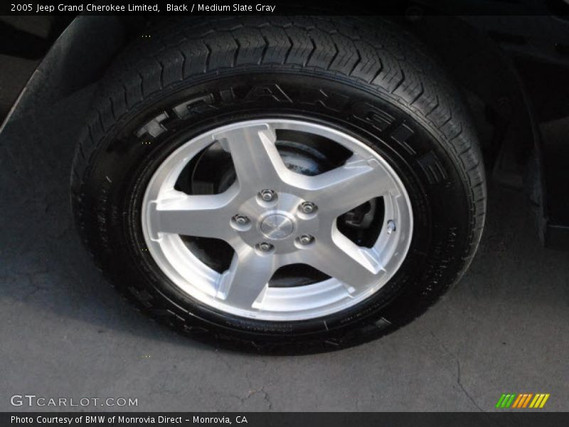 Black / Medium Slate Gray 2005 Jeep Grand Cherokee Limited
