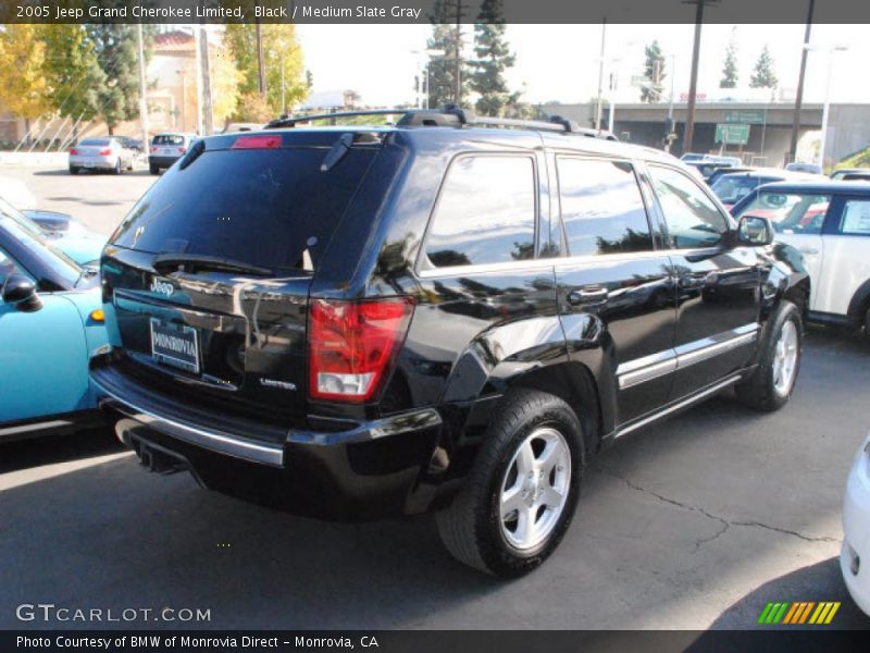 Black / Medium Slate Gray 2005 Jeep Grand Cherokee Limited