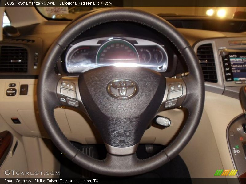 Barcelona Red Metallic / Ivory 2009 Toyota Venza V6 AWD
