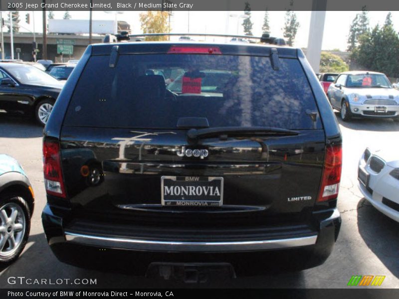 Black / Medium Slate Gray 2005 Jeep Grand Cherokee Limited