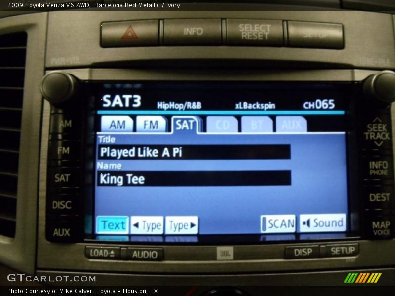 Barcelona Red Metallic / Ivory 2009 Toyota Venza V6 AWD