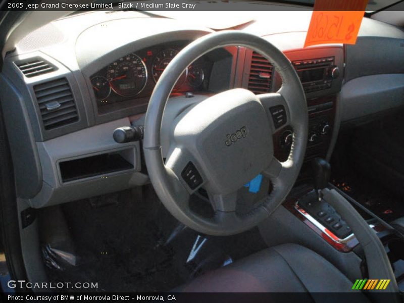 Black / Medium Slate Gray 2005 Jeep Grand Cherokee Limited