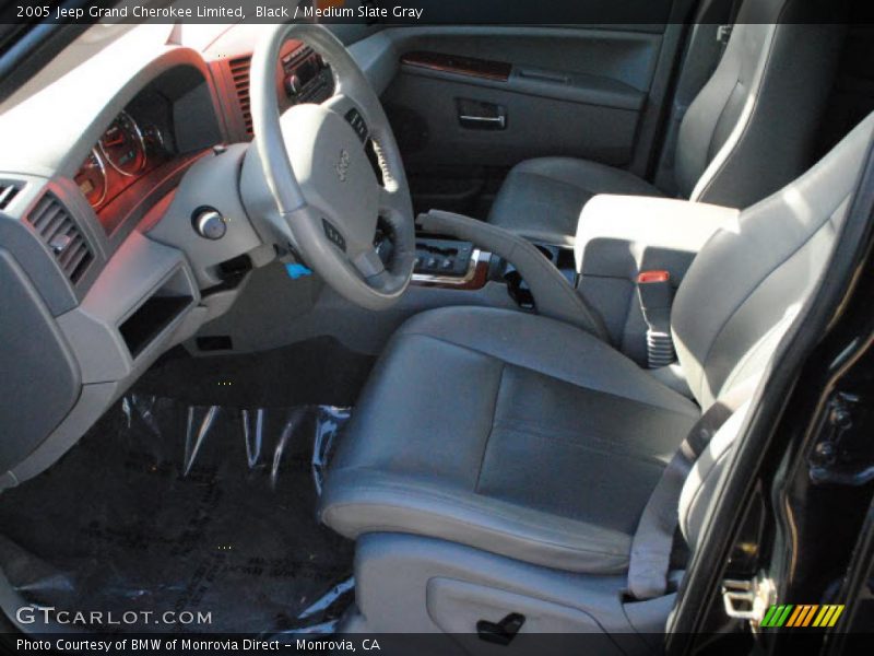 Black / Medium Slate Gray 2005 Jeep Grand Cherokee Limited