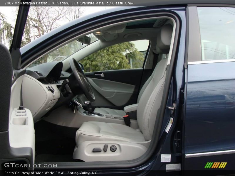 Blue Graphite Metallic / Classic Grey 2007 Volkswagen Passat 2.0T Sedan