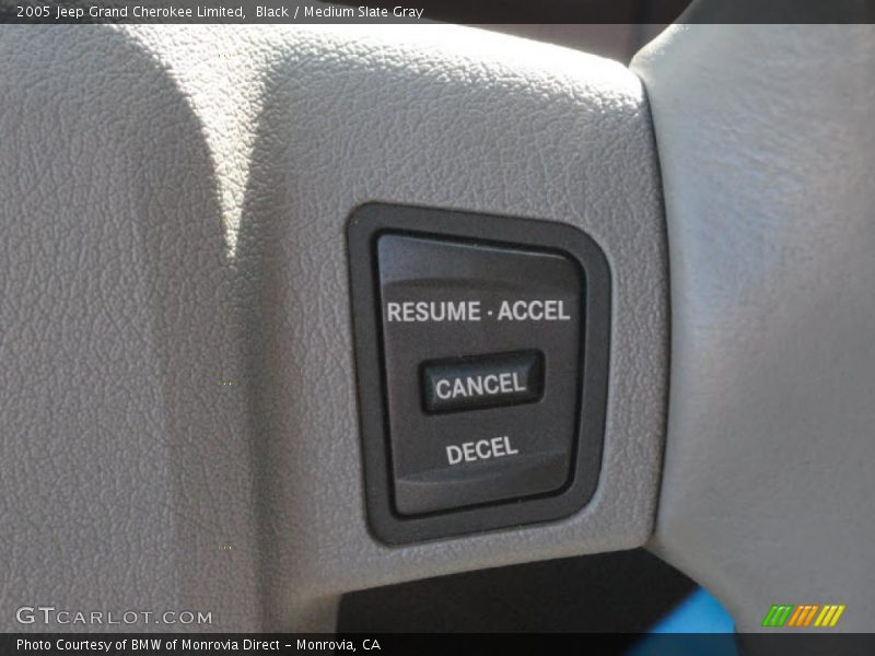Black / Medium Slate Gray 2005 Jeep Grand Cherokee Limited