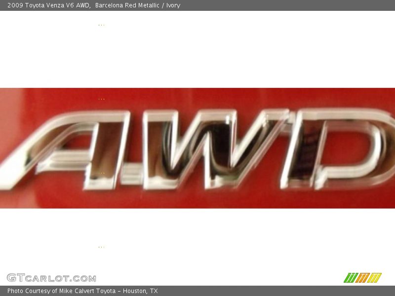 Barcelona Red Metallic / Ivory 2009 Toyota Venza V6 AWD