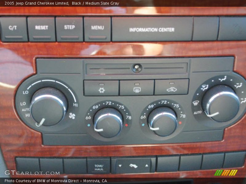 Black / Medium Slate Gray 2005 Jeep Grand Cherokee Limited