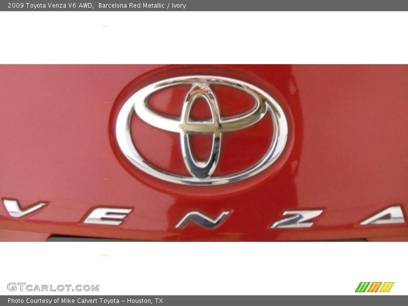 Barcelona Red Metallic / Ivory 2009 Toyota Venza V6 AWD
