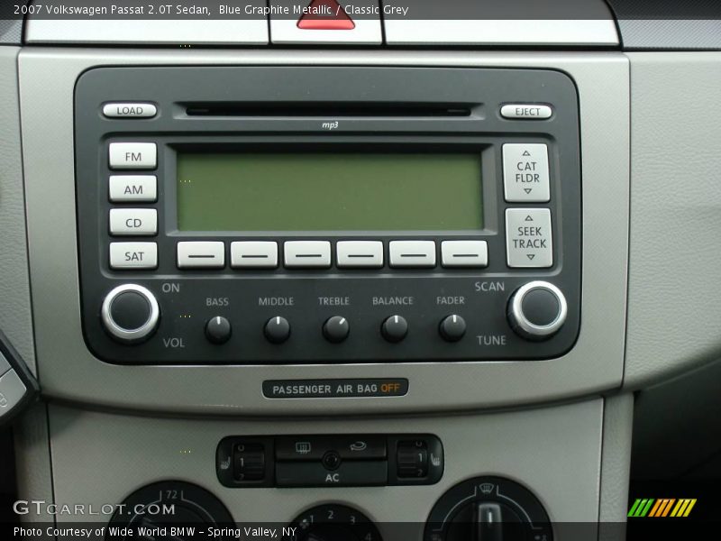 Blue Graphite Metallic / Classic Grey 2007 Volkswagen Passat 2.0T Sedan