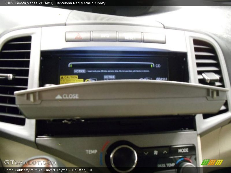 Barcelona Red Metallic / Ivory 2009 Toyota Venza V6 AWD