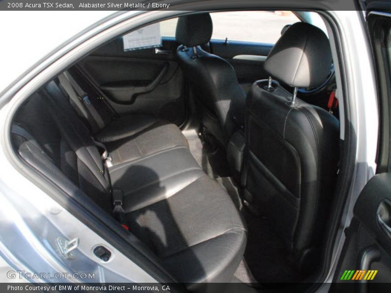 Alabaster Silver Metallic / Ebony 2008 Acura TSX Sedan