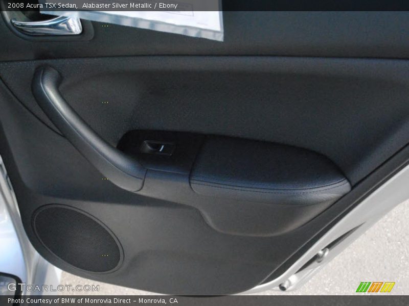 Alabaster Silver Metallic / Ebony 2008 Acura TSX Sedan