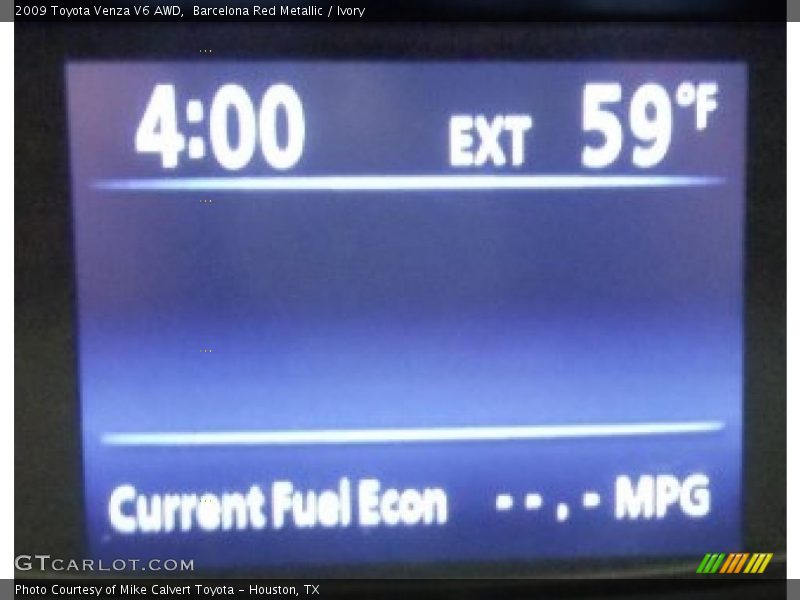 Barcelona Red Metallic / Ivory 2009 Toyota Venza V6 AWD