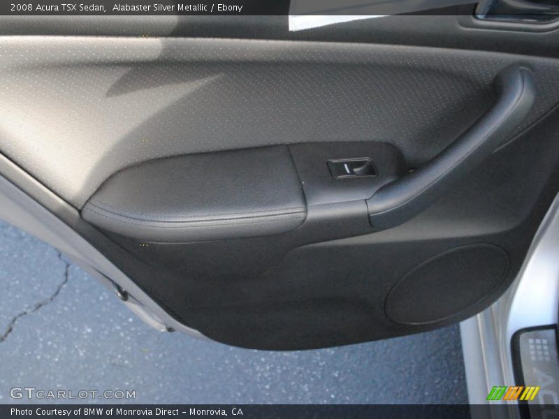 Alabaster Silver Metallic / Ebony 2008 Acura TSX Sedan