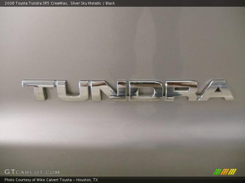 Silver Sky Metallic / Black 2008 Toyota Tundra SR5 CrewMax