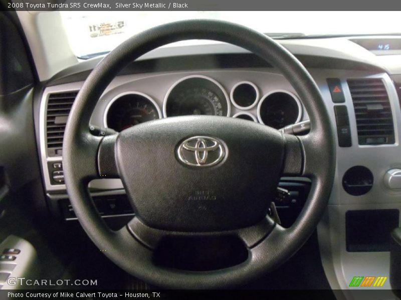 Silver Sky Metallic / Black 2008 Toyota Tundra SR5 CrewMax