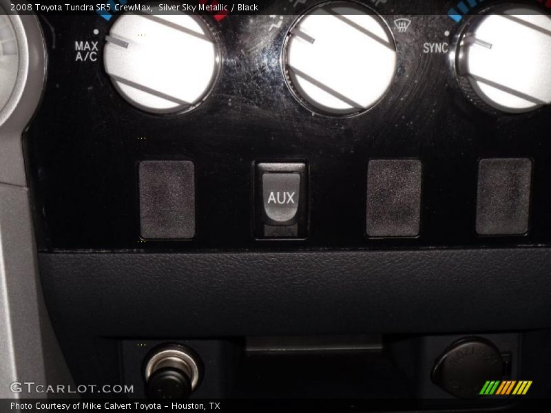 Silver Sky Metallic / Black 2008 Toyota Tundra SR5 CrewMax