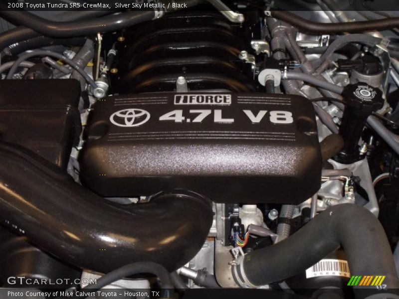 Silver Sky Metallic / Black 2008 Toyota Tundra SR5 CrewMax