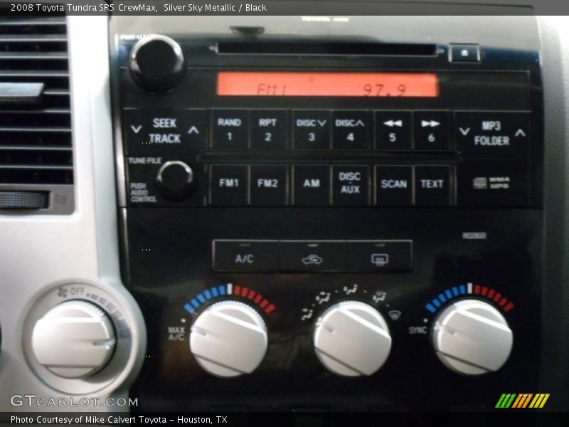 Silver Sky Metallic / Black 2008 Toyota Tundra SR5 CrewMax