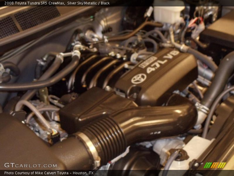 Silver Sky Metallic / Black 2008 Toyota Tundra SR5 CrewMax