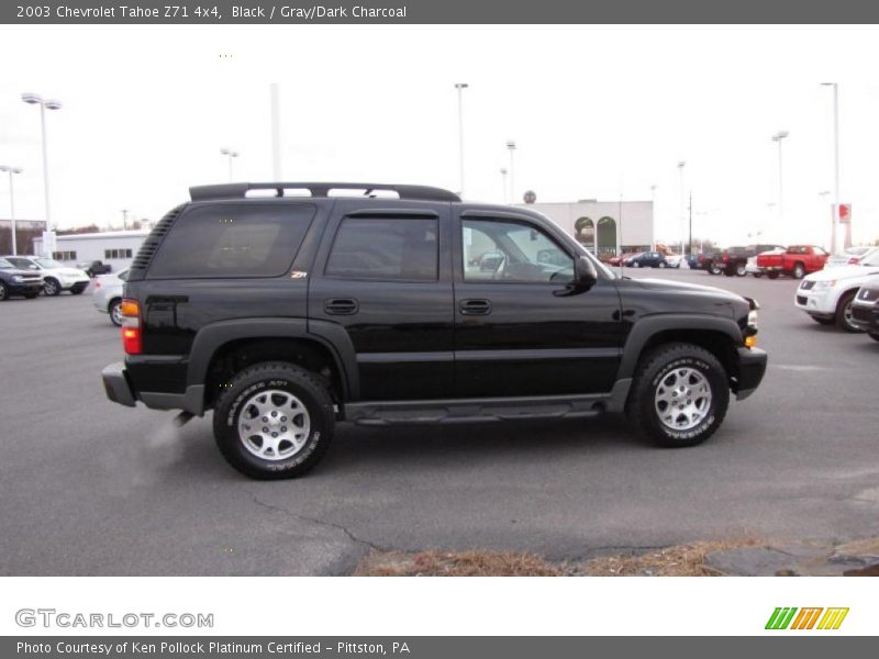 Black / Gray/Dark Charcoal 2003 Chevrolet Tahoe Z71 4x4
