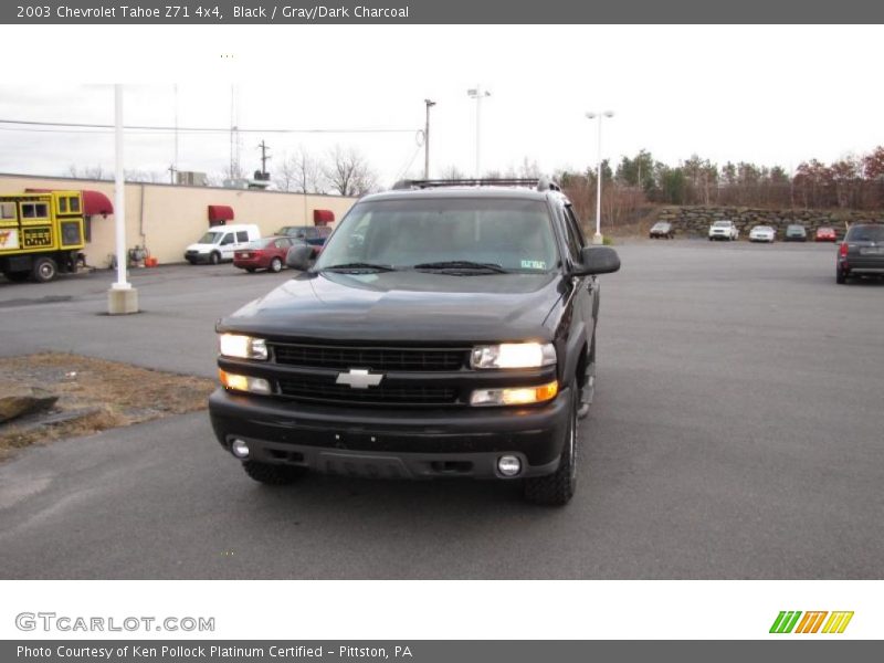 Black / Gray/Dark Charcoal 2003 Chevrolet Tahoe Z71 4x4