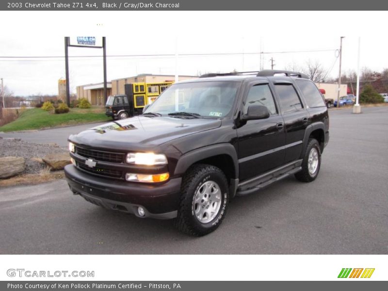 Black / Gray/Dark Charcoal 2003 Chevrolet Tahoe Z71 4x4